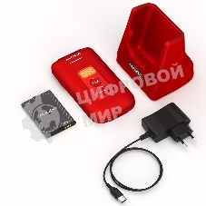 Мобильный телефон Maxvi E5 up красный