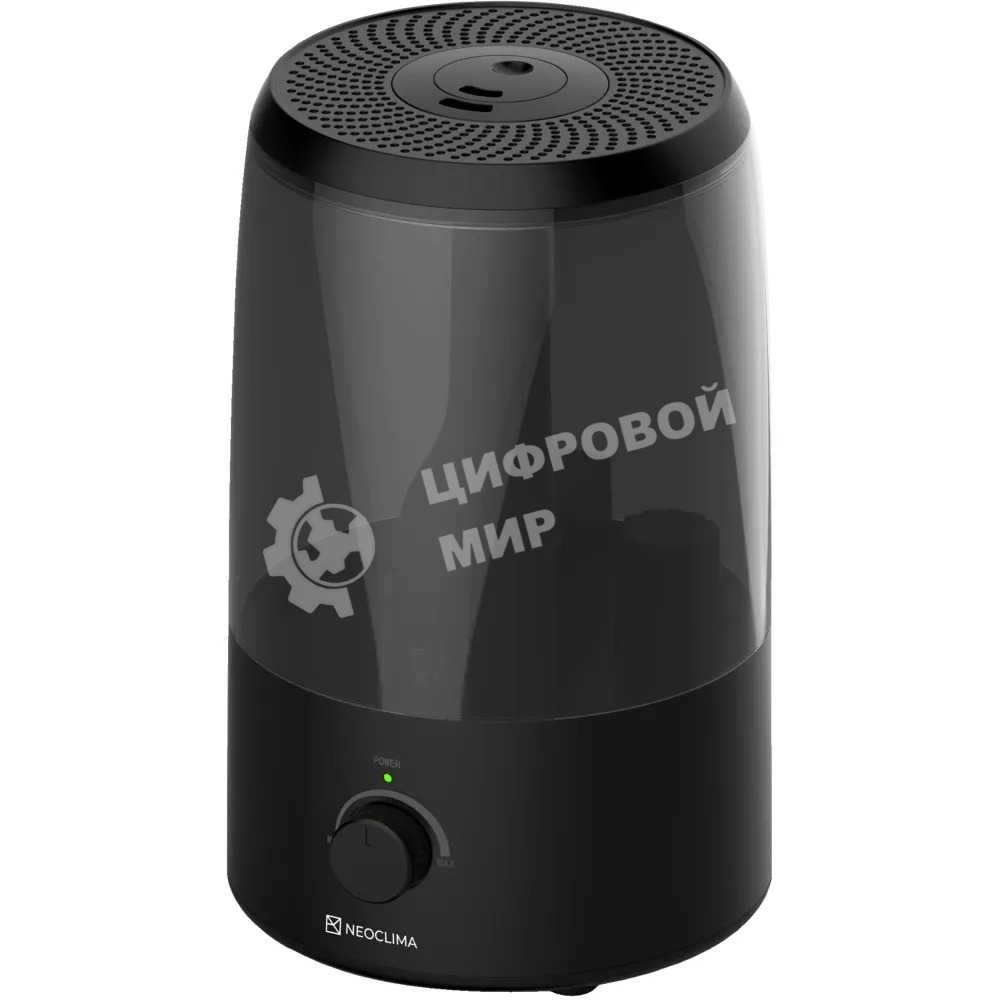 Увлажнитель воздуха ультразвуковой Neoclima ONYX 3.5L черный, объем 3.5л, механика