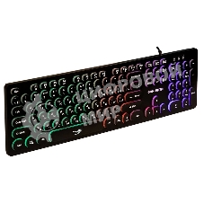 Клавиатура проводная Dialog Gan-Kata KGK-16U BLACK - игровая с RGb-подсветкой, USB, черная