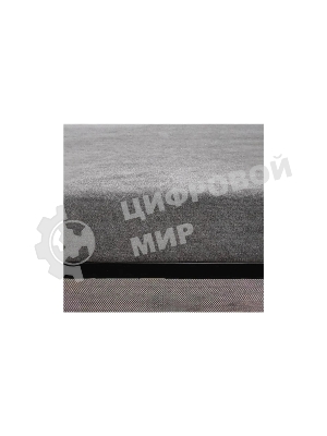 Банкетка ЗМИ Торонто 23S каркас черный, сиденье серый БТ23СЧС