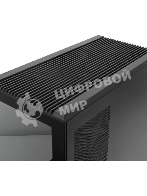 Компьютерный корпус без блока питания HSPD F711-TGbK-ARGB, Panoramic Full Tower, черный, TG, 0.7 SPCC, 4x120мм ARGB ATX, mATX, mITX 190/420/280мм 2x2.5