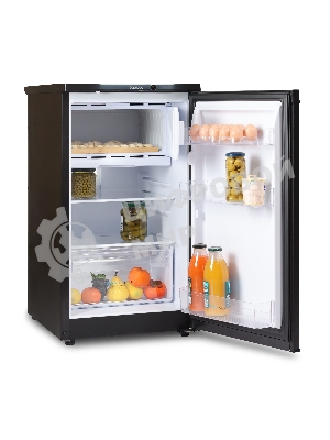 Холодильник Бирюса B408 черный однокамерный 88/27л морозилка сверху