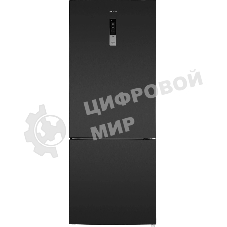 Холодильник Maunfeld MFF1857NFSB черный мат. инвертер двухкамерный 336/117л морозилка снизу