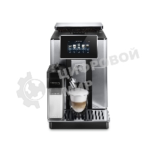 Кофемашина автоматическая DeLonghi ECAM610.74.MB черный/серебристый, исп. кофе - зерновой/молотый, 2.2 л, 1450 Вт, 19 Бар.