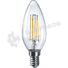 Лампа светодиодная ОНЛАЙТ 80895 OLL-F-C35-10-230-4K-E14