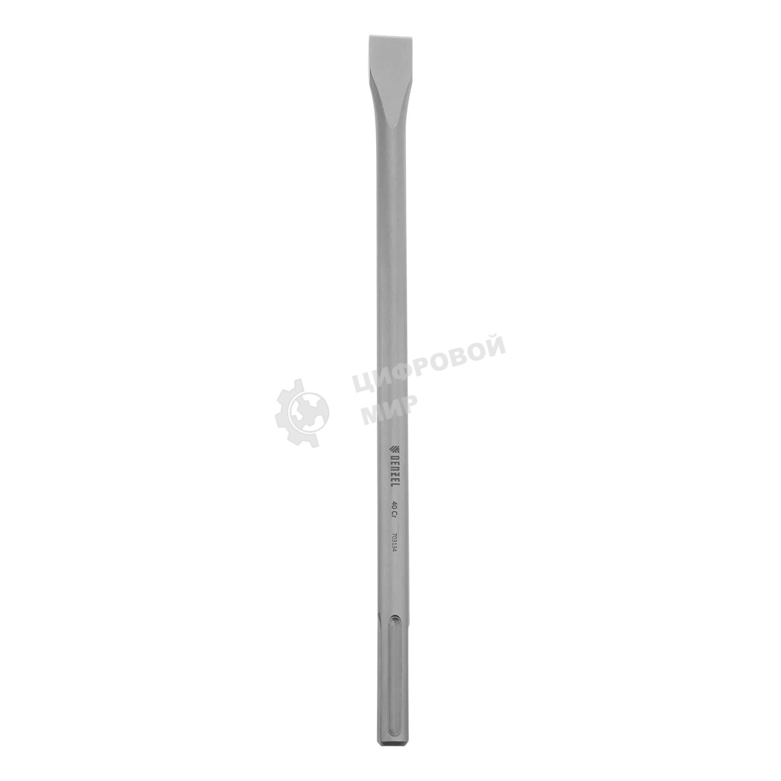 Зубило Denzel плоское, 18 х 25 х 400 мм, 40Cr, SDS MAX