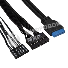 Компьютерный корпус ExeGate Miditower ExeGate CP-603 Black, ATX, (CP450W, 80мм), 2хUSB+2хUSB 3.0, Audio