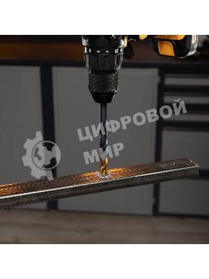 Набор сверл по металлу Denzel 1-13 мм, HSS-Tin, Golden Tip, 25 шт