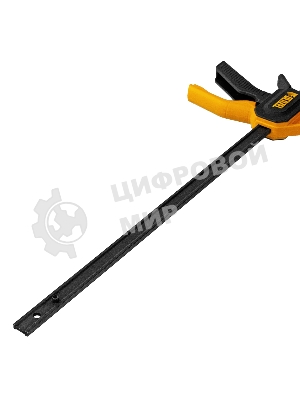 Струбцина Denzel F-образная, быстрозажимная, 300 х 55 мм, усиленный нейлоновый корпус