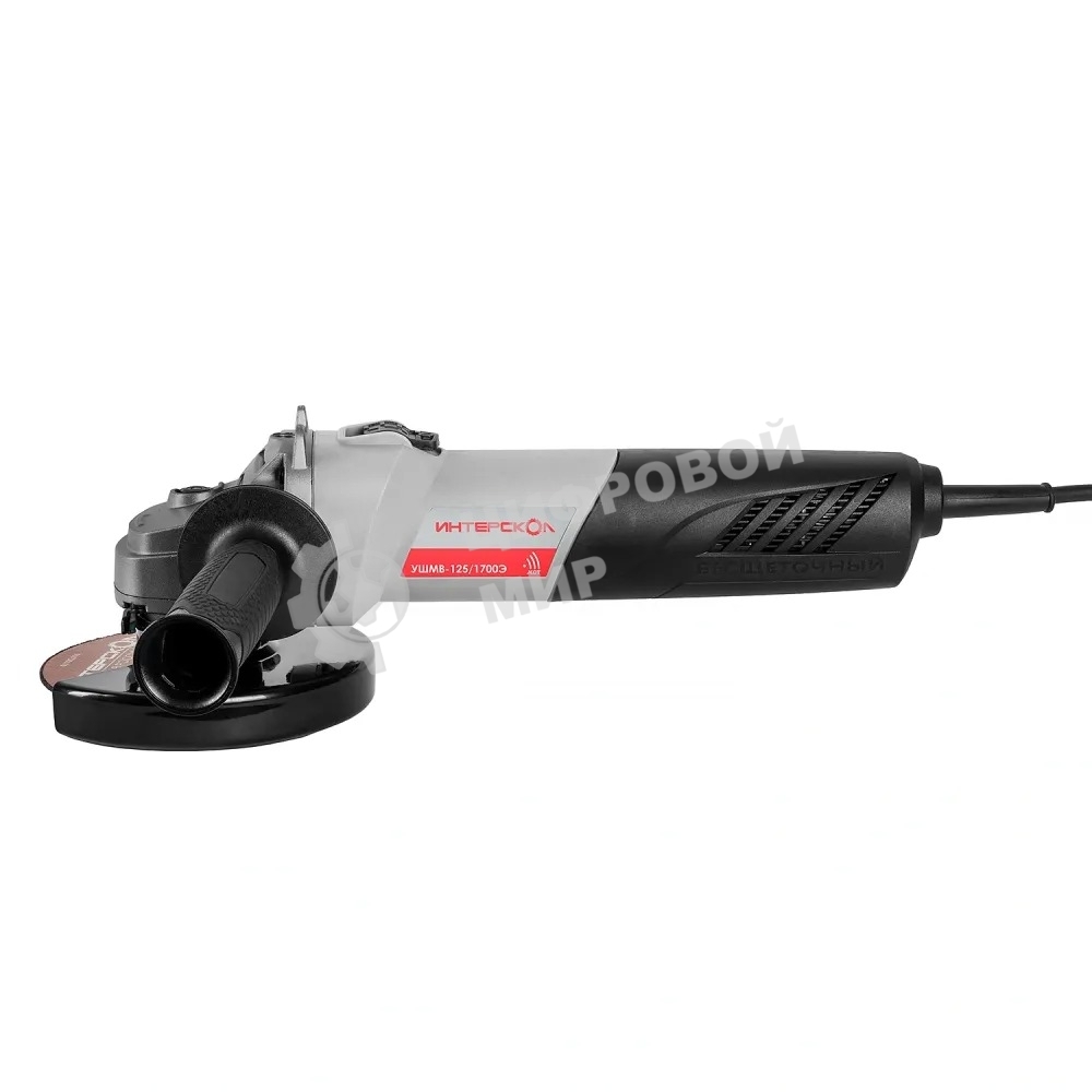 Угловая шлифовальная машина бесщеточная (в МультиБОКСе) Интерскол УШМВ-125/1700Э 912.2.0.40