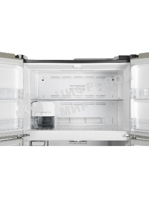 Холодильник Hitachi R-W660PUC7X GC шампань стекло двухкамерный 396/144л морозилка сверху, No Frost, Side by Side