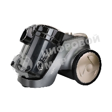 Пылесос BQ VC2200C серый/золотистый, 460/2200 Вт, уборка сухая, пылесборник контейнер 2.5 л
