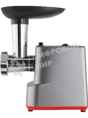 Мясорубка электрическая Hyundai HY-MG3144 графит, 1800 Вт, 2.2 кг/мин, реверс, защита от перегрузки, насадки - 7