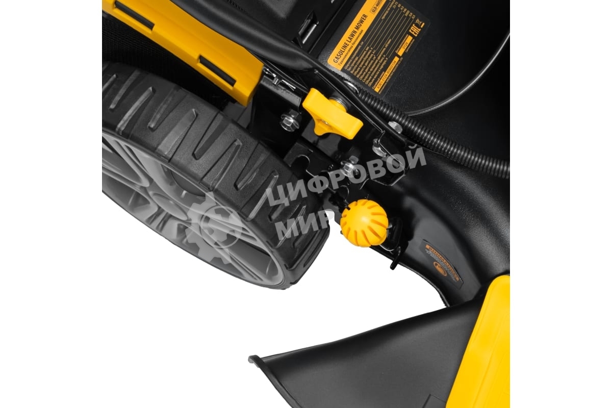 Газонокосилка бензиновая Denzel GLD-460SP-VE, 146 см3, шир. 46см, привод, вариатор, эл.старт, 60 л