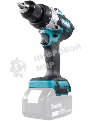 Дрель-шуруповерт аккумуляторная ударная бесщеточная Makita 18В, 13мм, 130Нм (без АКБ и ЗУ)