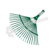 Грабли веерные без черенка, РОСТОК 39621, пластинчатые, 385x450 мм