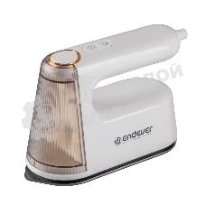 Отпариватель для одежды компактный Endever Odyssey Q-459, белый, мощность 1300 Вт, производительность пара 25 г/мин, емкость бака 0,1л