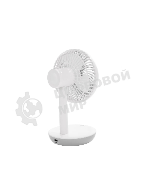 Вентилятор настольный DUX 60-0214 USB, белый, 6 Вт