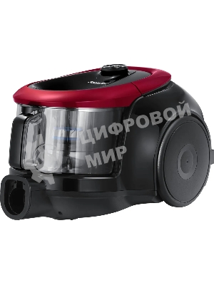 Пылесос Samsung VC18M21C0VR/EV красный/черный, 380/1800 Вт, уборка сухая, пылесборник контейнер 1.5 л
