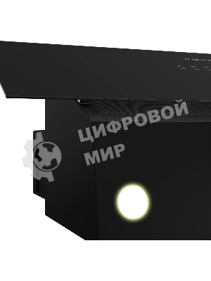 Вытяжка каминная Hotpoint HPHV 63LT BL, кнопочное управление, Черный