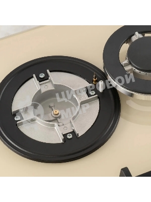 Газовая варочная панель Hyundai HHG 6436 BE бежевый