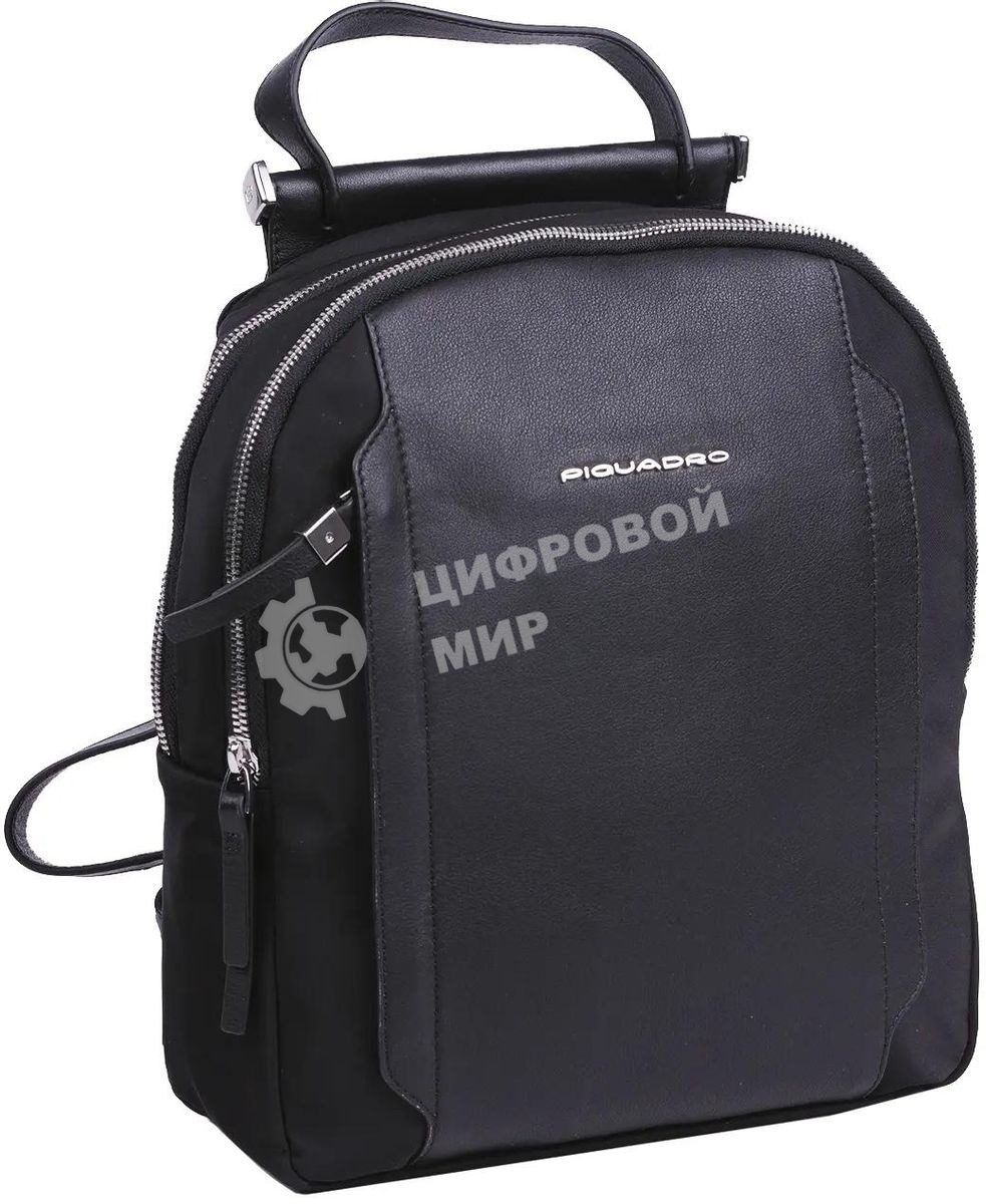 Рюкзак женский Piquadro Lyra CA5566W92T/N черный ткань/натур.кожа