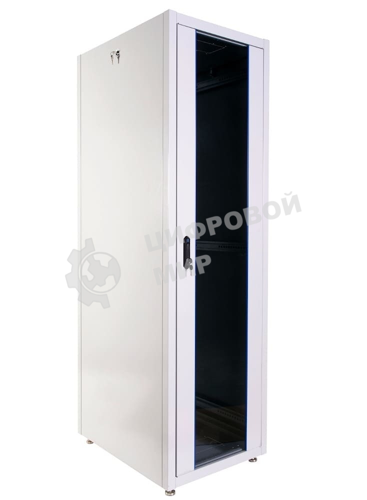 Шкаф телекоммуникационный напольный ЭКОНОМ 42U (600 × 600) дверь металл 2 шт.