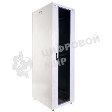 Шкаф телекоммуникационный напольный ЭКОНОМ 42U (600 × 600) дверь металл 2 шт.