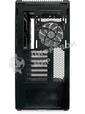 Компьютерный корпус без блока питания HSPD F711-TGbK-ARGB, Panoramic Full Tower, черный, TG, 0.7 SPCC, 4x120мм ARGB ATX, mATX, mITX 190/420/280мм 2x2.5