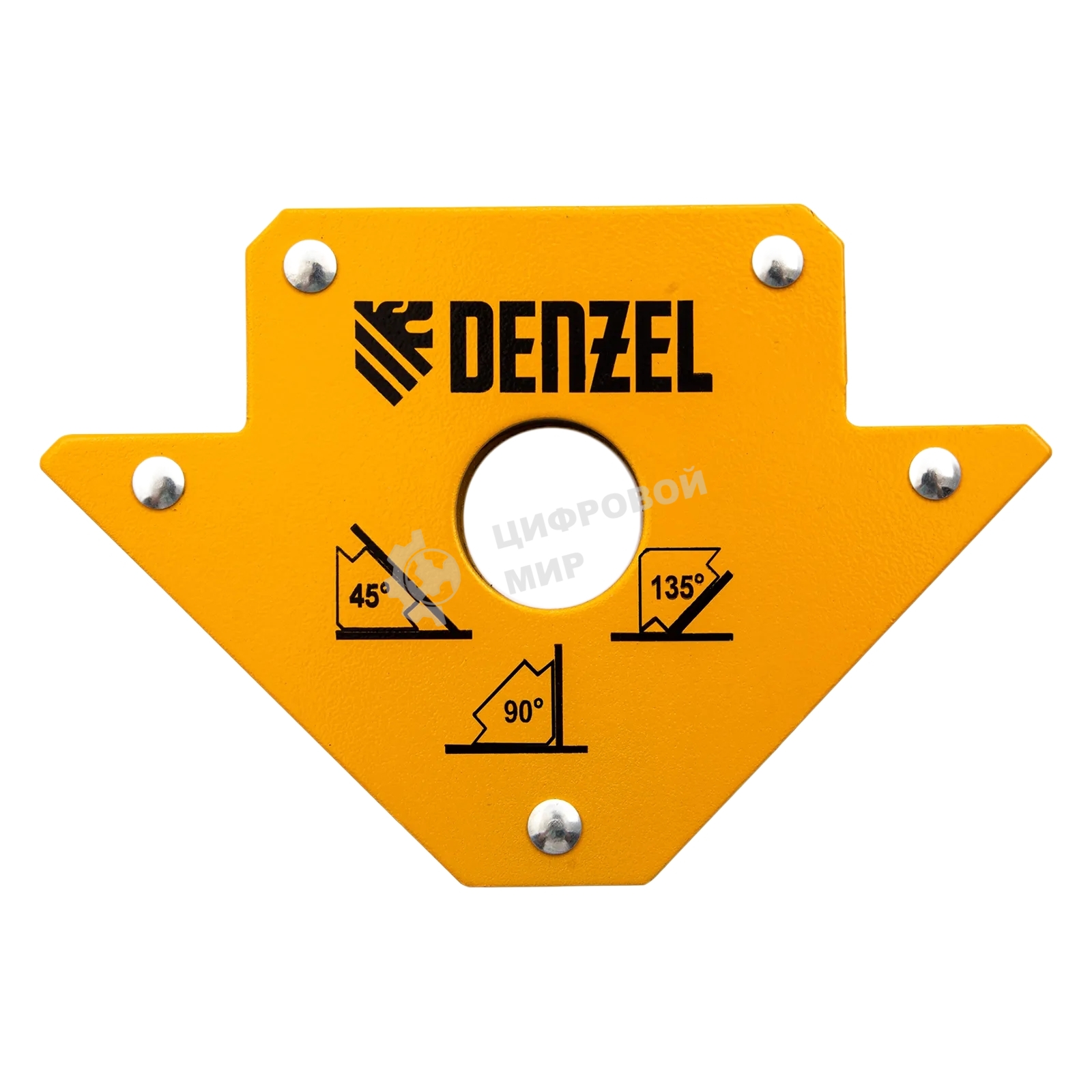 Фиксатор магнитный для сварочных работ Denzel усилие 50 LB