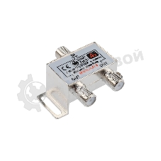 Делитель ТВ Rexant х 2 + 3 шт. F BOX 5-1000 МГц Silver