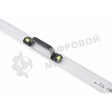 Линейка-уровень Matrix, 1000 мм, металлическая, пластмассовая ручка 2 глазка