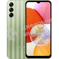 Смартфон Samsung Galaxy A14 SM-A145, 4/128Gb, светло-зеленый