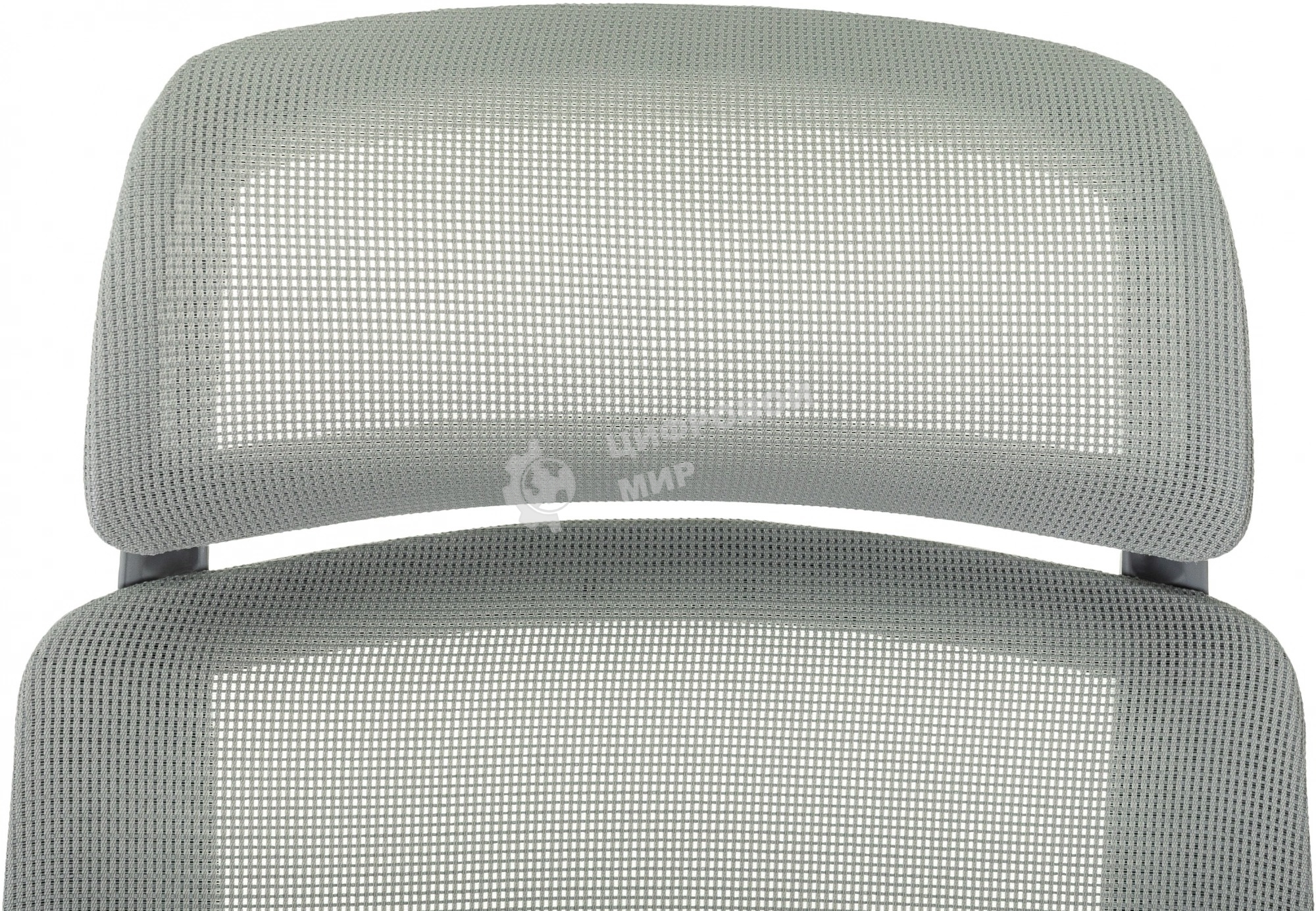 Кресло руководителя Бюрократ MC-G411N-H серый, сетка/ткань, с подголов. крестов. пластик, пластик серый