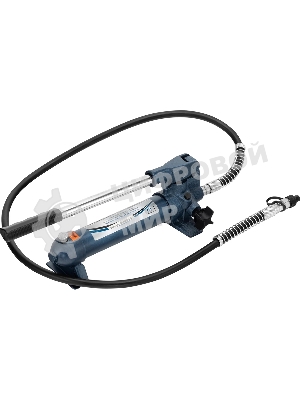 Растяжка гидравлическая Stels 51354 4 т, набор из 17 предметов, 7 сменных насадок, в пласт. кейсе