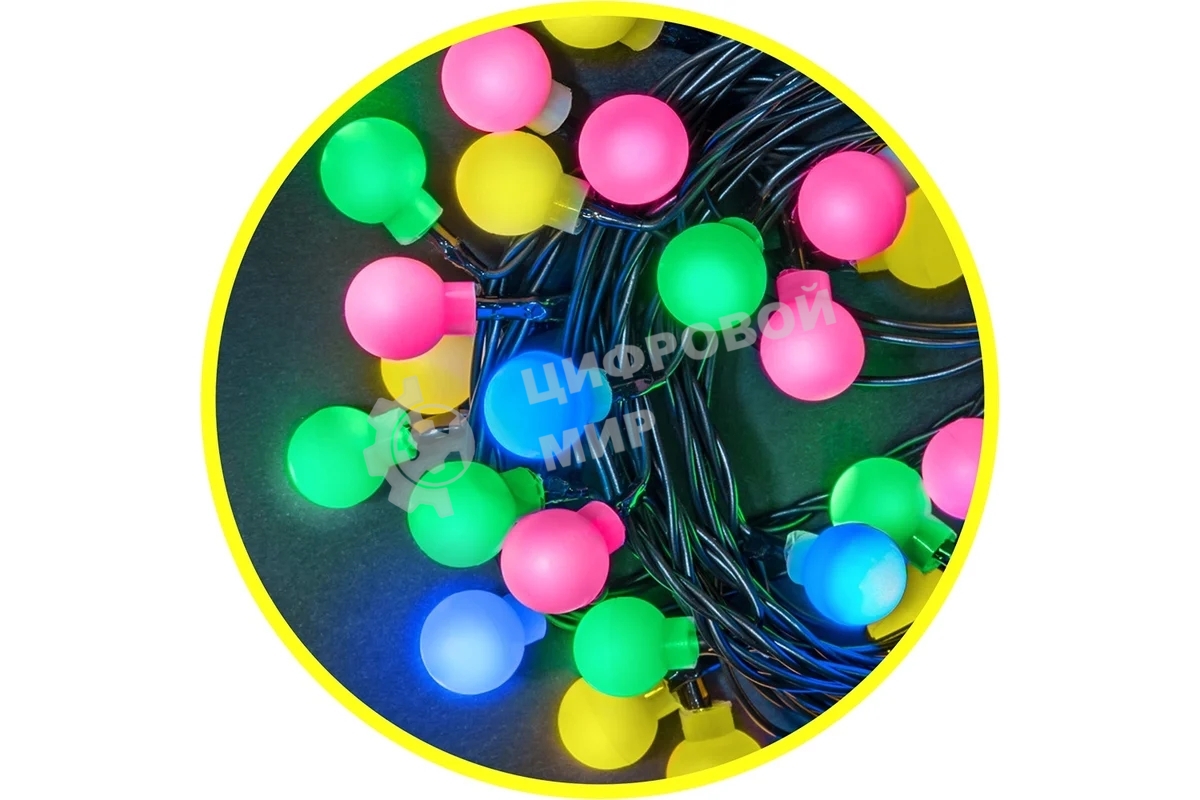 Гирлянда Navigator NGF-B01-128RGBWW-8-11.5m-230-C8-BL-IP20