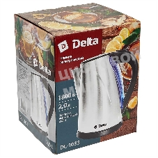 Чайник электрический Delta DL-1033 нержавеющая сталь