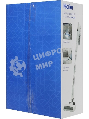 Пылесос вертикальный Haier HVC150 белый, питание от аккумулятора, 150 Вт, уборка сухая, пылесборник 0.8 л