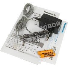 Телефон беспроводной (DECT) Panasonic KX-TG2511RUS (серебристый) АОН, Caller ID,спикерфон на трубке,переход в Эко режим одним нажатием