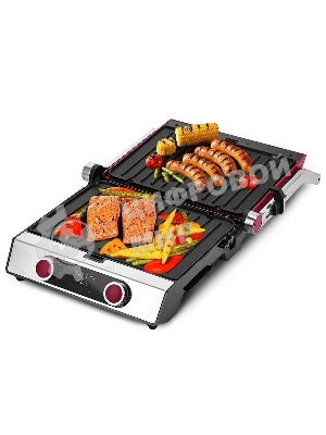 Электрогриль Kitfort КТ-3631 серебристый