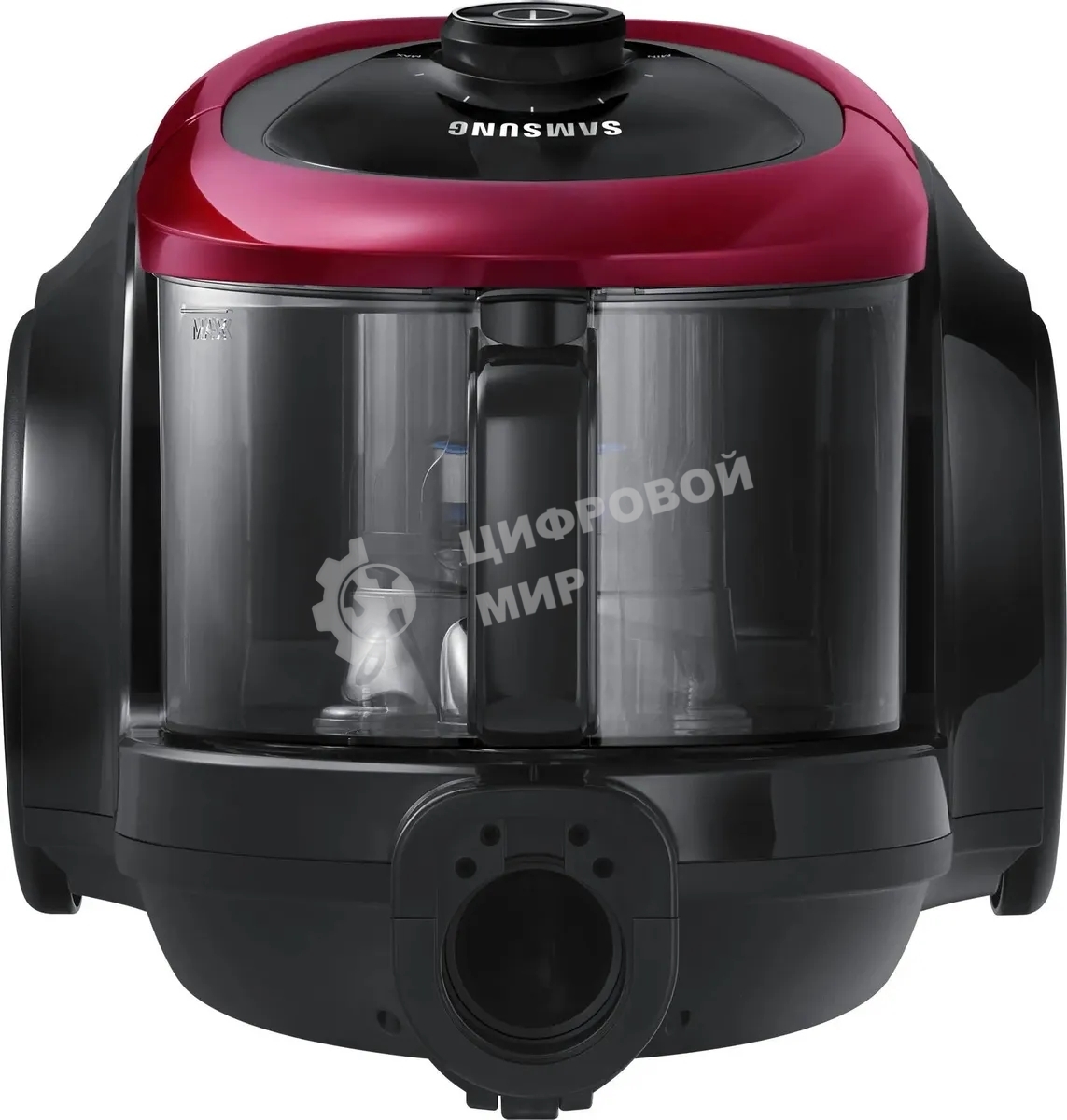 Пылесос Samsung SC18M21C0VR красный, 380/1800 Вт, уборка сухая, пылесборник контейнер 1.5 л