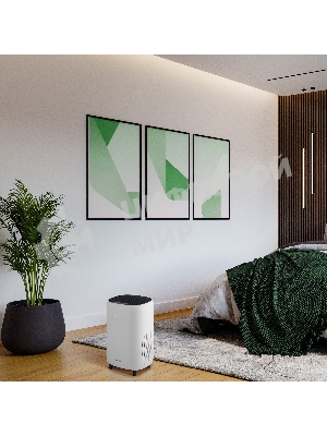 Очиститель воздуха Ballu AP-130 белый, 25 м², HEPA-фильтр, угольный фильтр, фотокаталитический фильтр, ионизация