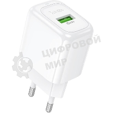 Сетевое зарядное устройство HOCO (6942007631457) CS52A 1USB 3.0A QC3.0 18W, белый