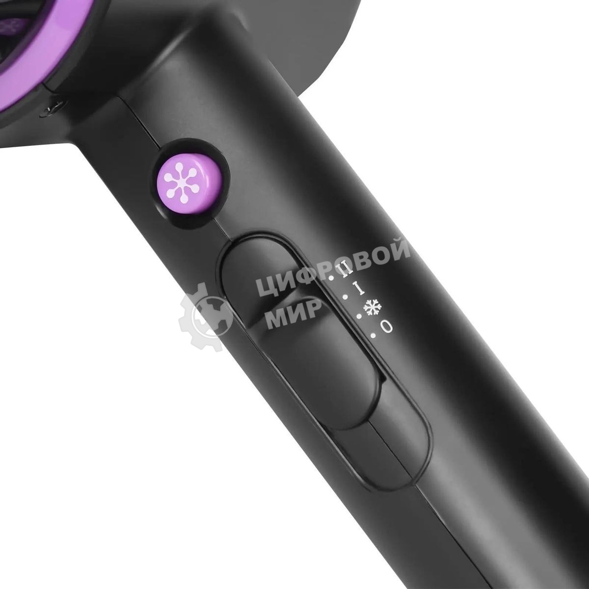 Фен Galaxy Line GL 4346 черный, 1400 Вт, компактный