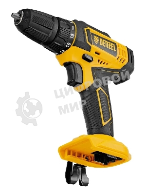 Дрель-шуруповерт Denzel CDL-18-0, 18 В, 0 Ач, 30 Нм, щеточный