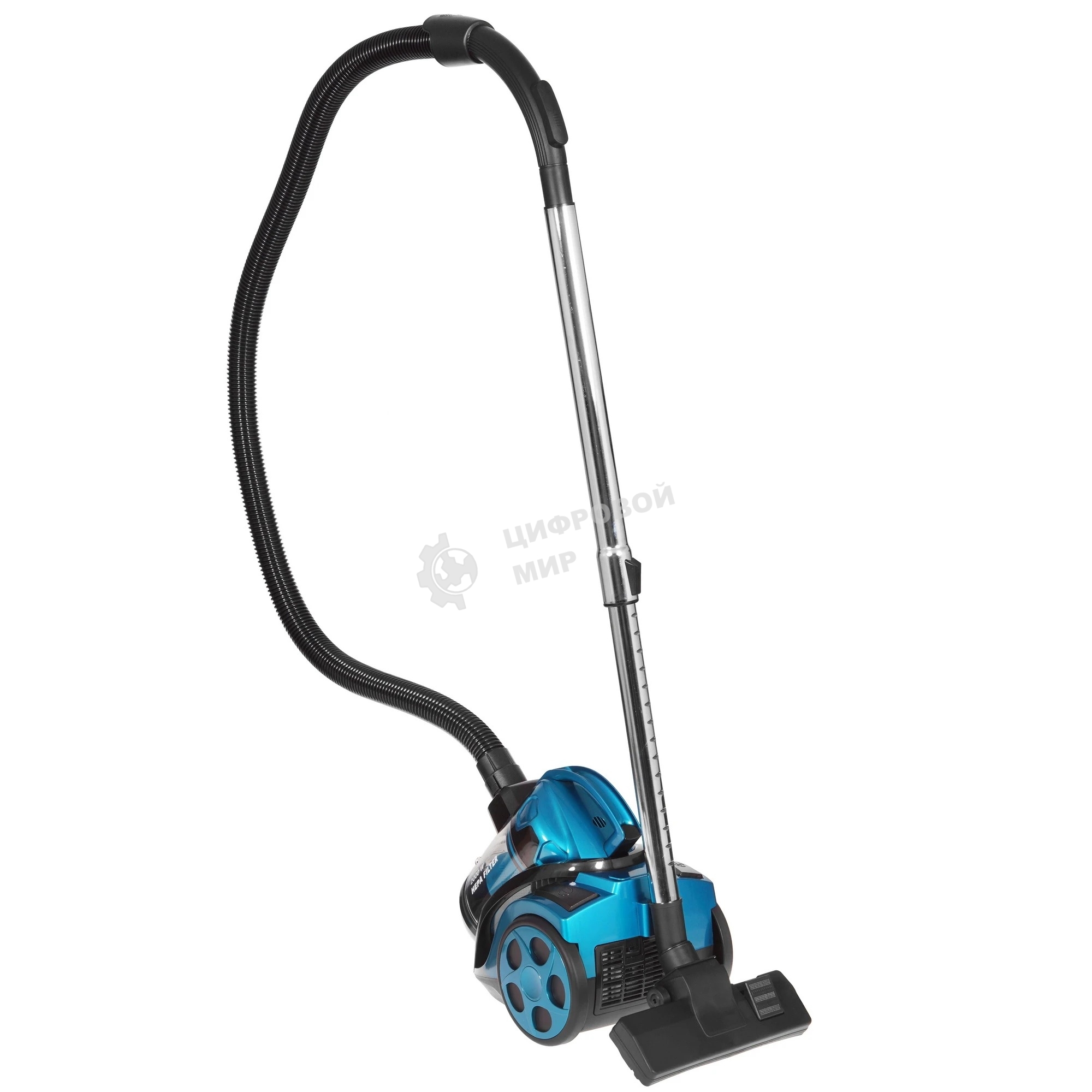 Пылесос Starwind SCV5630 голубой/черный, 350/2000 Вт, уборка сухая, пылесборник контейнер 2.5 л