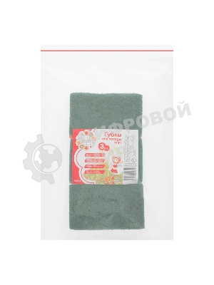 Губки для посуды Mini, 79x49x23 мм, 3 шт., Россия Elfe