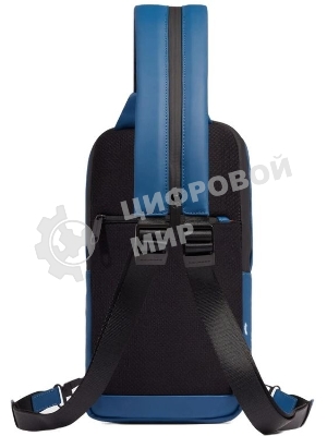 Рюкзак слинг Piquadro Corner 2.0 CA6466C2OW/AV серо-голубой полиуретан