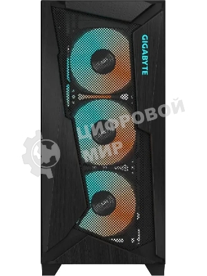 Компьютерный корпус Gigabyte C301G черный без БП ATX 4x120мм 4x140мм 2xUSB 3.0 audio bott PSU