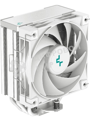 Кулер для процессора DEEPCOOL AK400 WH белый, 120 мм, алюминий/медь, 1850 об/мин, 29 дБ, 4 pin, 220 Вт, 155 мм